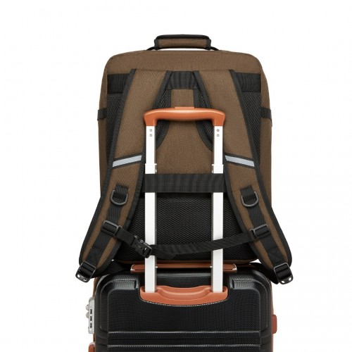 Kono Multi-purpose Business Backpack – Fits 15.6" Laptop, Ideal for Work, Travel & Daily Commute - Brown