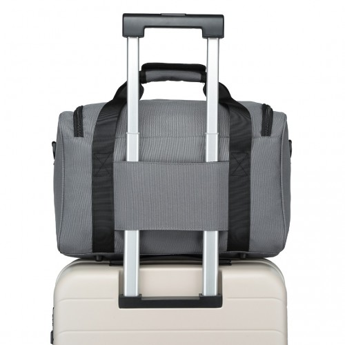 Kono Structured Travel Duffle Bag - Grey | Premium Quality, Water Resistant, Spacious, Versatile