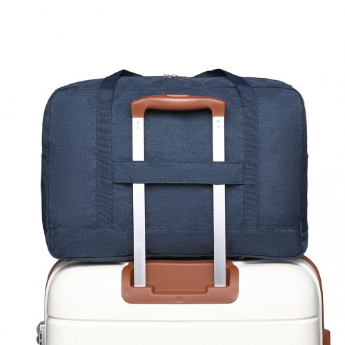 Kono Foldable Waterproof Storage Cabin Travel Handbag - Navy | EQ2308