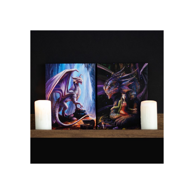 19x25cm Treasure Trove Canvas Wall Print Plaque by Anne Stokes