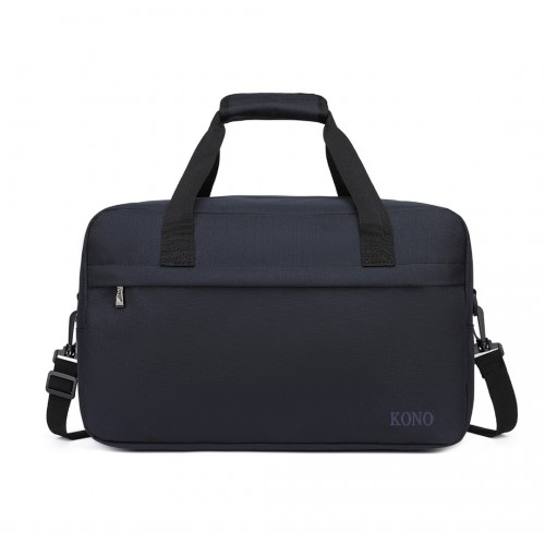 Kono Lightweight Multi Purpose Unisex Sports Travel Duffel Bag - Dark Blue
