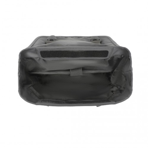 Kono Water-resistant Flap Backpack - Stylish & Durable Grey PVC Coated Bag