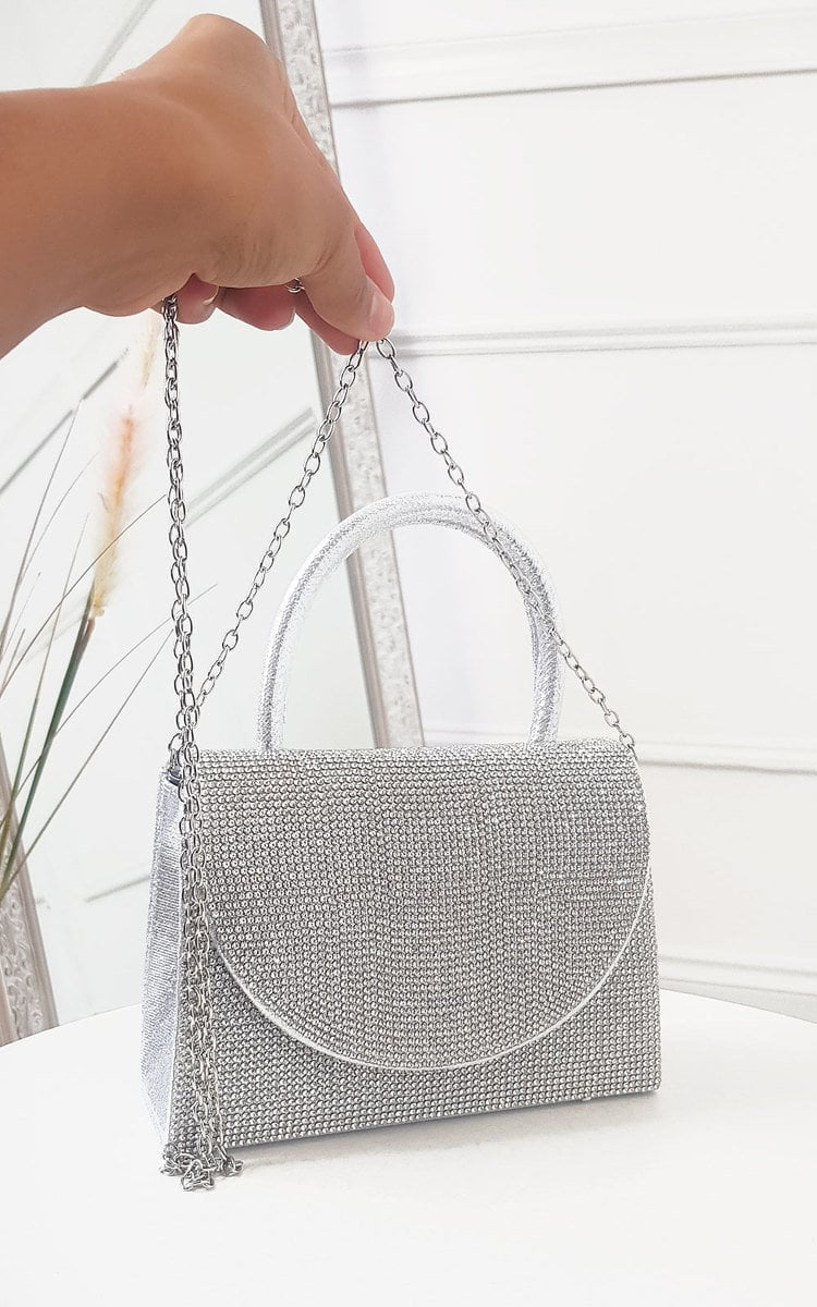 Elegant Diamante Embellished Handbag – Perfect for Special Occasions