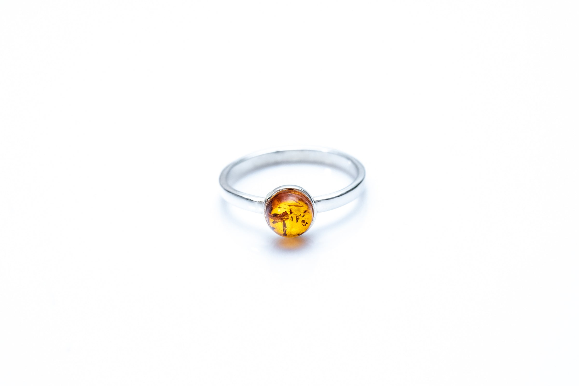 ESSENTIALS Mini Amber Stacking Ring