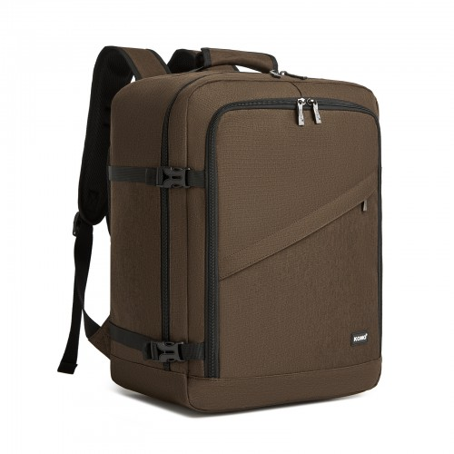 Kono Multi-purpose Business Backpack – Fits 15.6" Laptop, Ideal for Work, Travel & Daily Commute - Brown