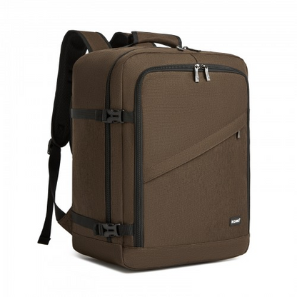 Kono Multi-purpose Business Backpack – Fits 15.6" Laptop, Ideal for Work, Travel & Daily Commute - Brown