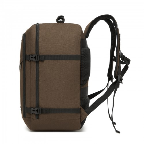 Kono Multi-purpose Business Backpack – Fits 15.6" Laptop, Ideal for Work, Travel & Daily Commute - Brown