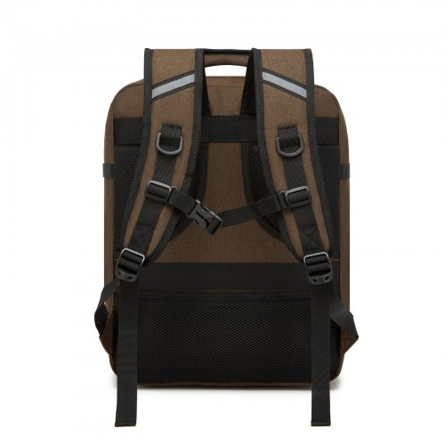Kono Multi-purpose Business Backpack – Fits 15.6" Laptop, Ideal for Work, Travel & Daily Commute - Brown