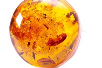 Big Amber Cocktail Ring