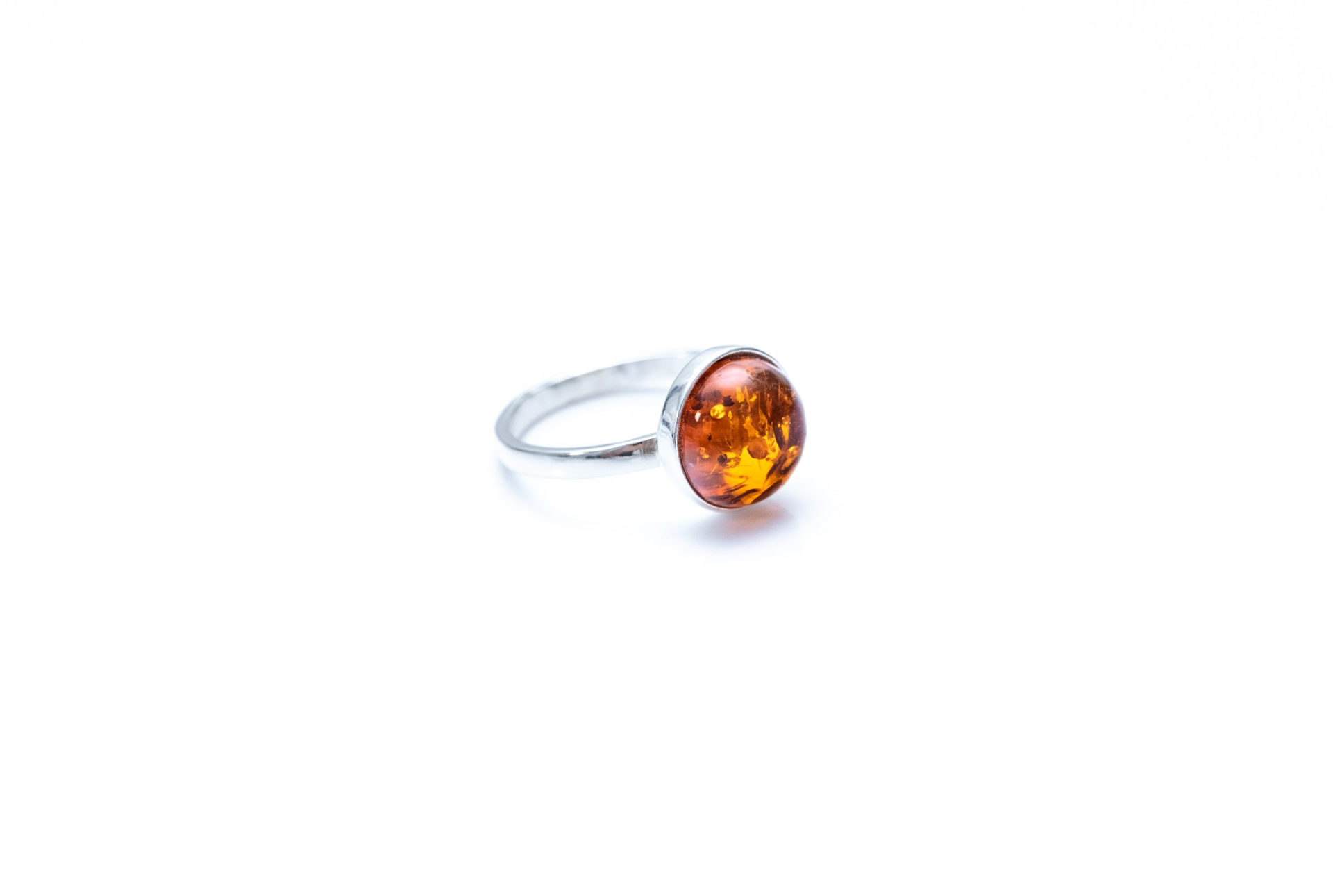 ESSENTIALS Amber Solitaire Ring