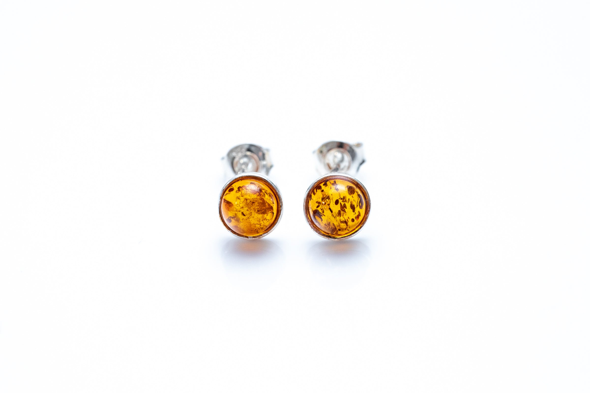 ESSENTIALS Mini Amber Stud Earrings