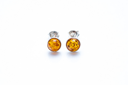 ESSENTIALS Mini Amber Stud Earrings
