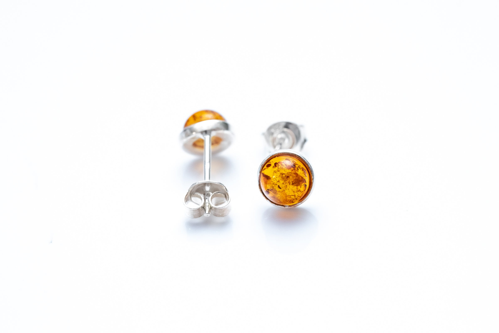 ESSENTIALS Mini Amber Stud Earrings
