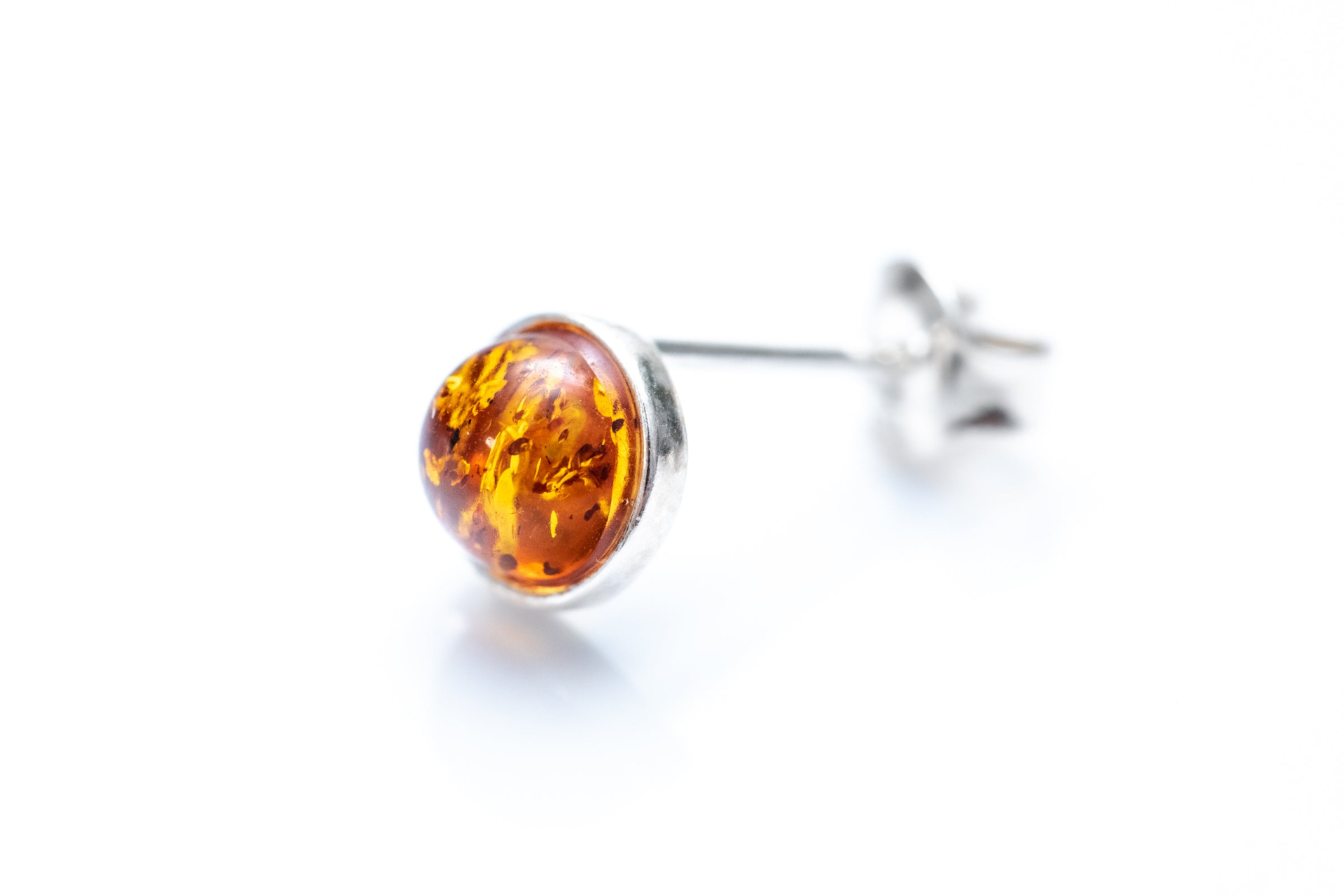 ESSENTIALS Mini Amber Stud Earrings
