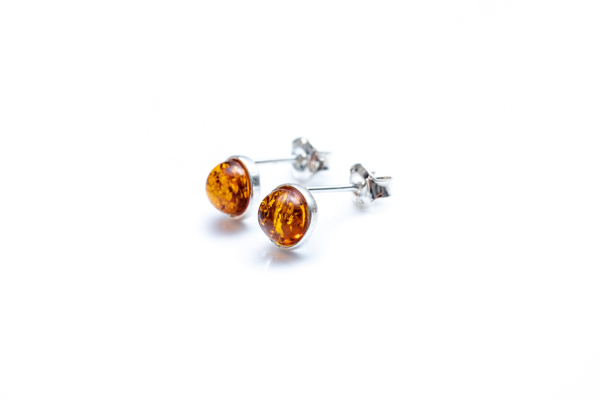 ESSENTIALS Mini Amber Stud Earrings