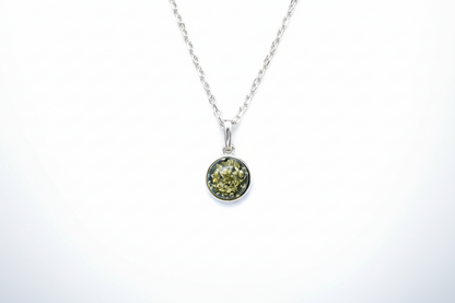 ESSENTIALS Mini Green Amber Pendant