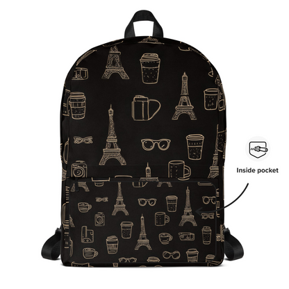Paris Romance Backpack – Stylish, Functional & Durable Everyday Bag