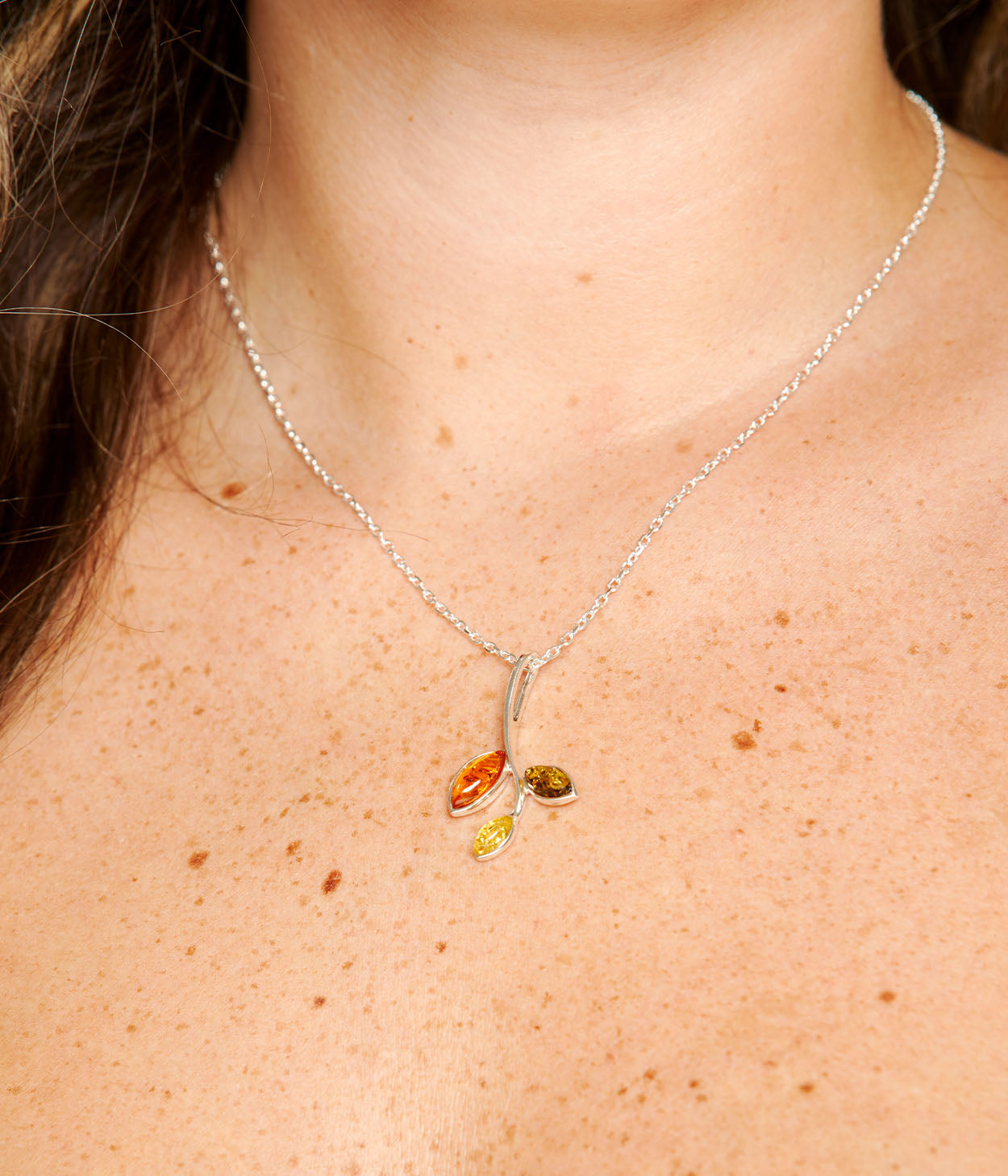 Little Multicolour Amber Pendant