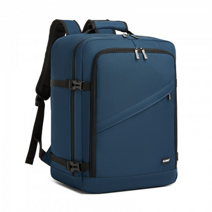 Kono Multi-purpose Business Backpack - Fits 15.6" Laptop, Ideal for Work, Travel & Commute - Navy