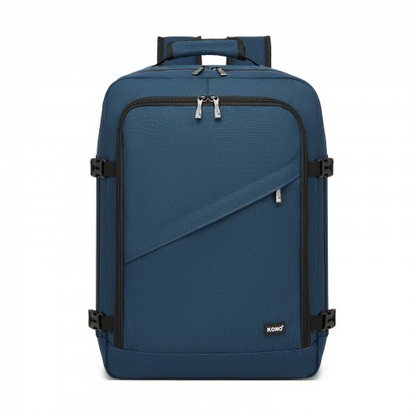 Kono Multi-purpose Business Backpack - Fits 15.6" Laptop, Ideal for Work, Travel & Commute - Navy