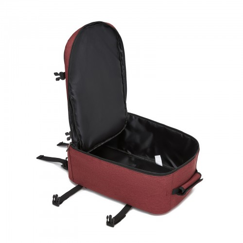 Kono Multi-purpose Business Carry-On Backpack–Fits 15.6" Laptop, Ideal for Work, Travel & Daily Commute - Burgundy