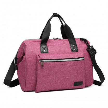 Kono Maternity Baby Changing Bag - Pink | Travel Shoulder Bag for Moms