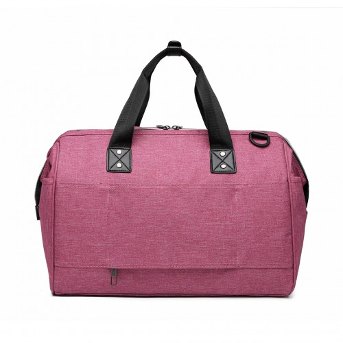 Kono Maternity Baby Changing Bag - Pink | Travel Shoulder Bag for Moms