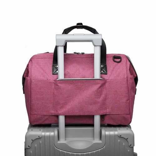 Kono Maternity Baby Changing Bag - Pink | Travel Shoulder Bag for Moms