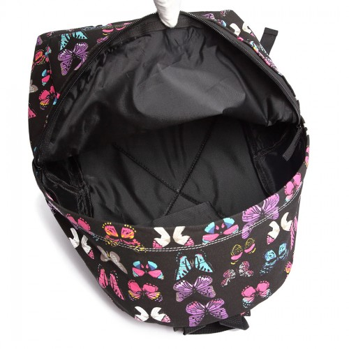 Miss Lulu Large Butterfly Backpack in Black - Stylish & Functional