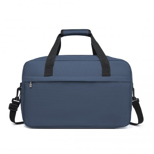 Kono Lightweight Multi Purpose Unisex Sports Travel Duffel Bag - Navy