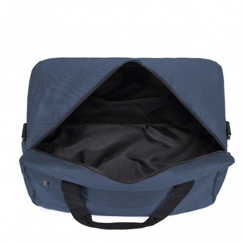 Kono Lightweight Multi Purpose Unisex Sports Travel Duffel Bag - Navy