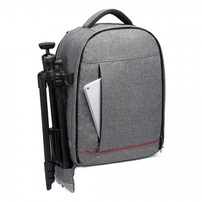 Kono Water Resistant Shockproof DSLR Camera Backpack - Grey | E6928 | Travel & Photography Essential