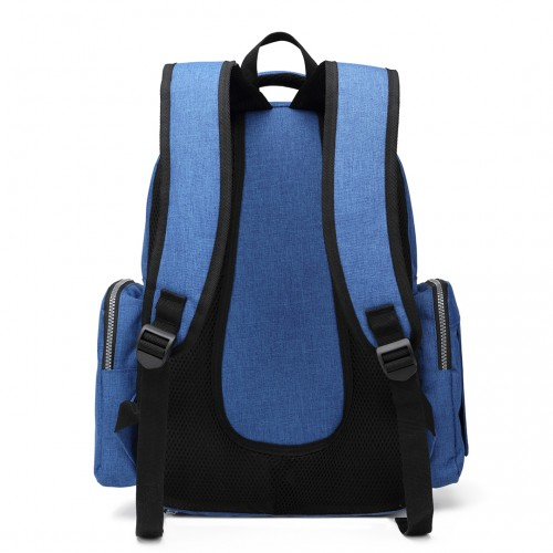 Kono Large Capacity Multi Function Baby Diaper Backpack - Blue | E6706