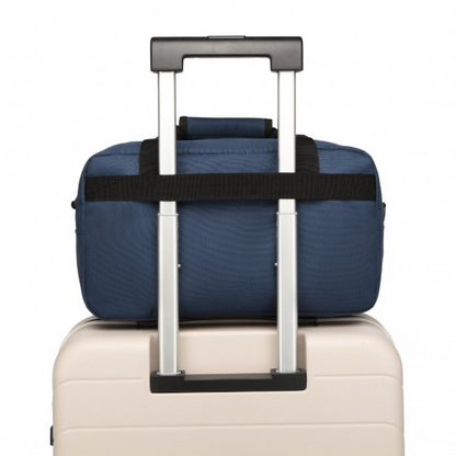 Kono Lightweight Multi Purpose Unisex Sports Travel Duffel Bag - Navy