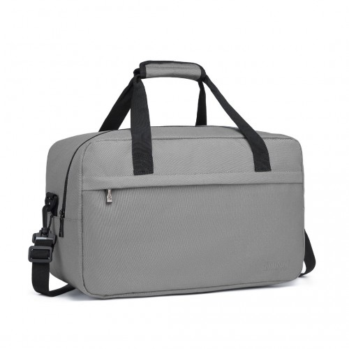 Kono Lightweight Multi Purpose Unisex Sports Travel Duffel Bag - Grey