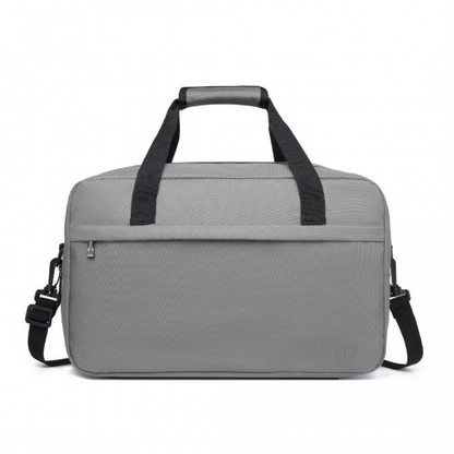 Kono Lightweight Multi Purpose Unisex Sports Travel Duffel Bag - Grey