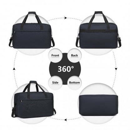 Kono Lightweight Multi Purpose Unisex Sports Travel Duffel Bag - Dark Blue