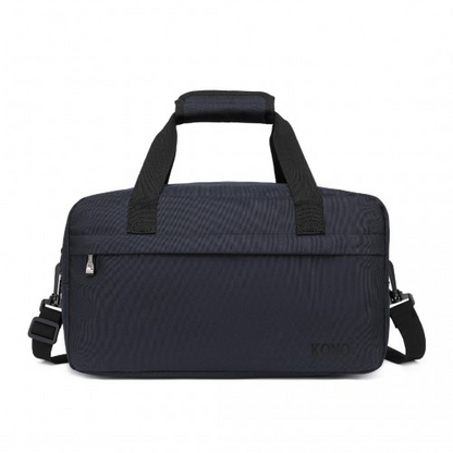 Kono Lightweight Multi Purpose Unisex Sports Travel Duffel Bag - Dark Blue