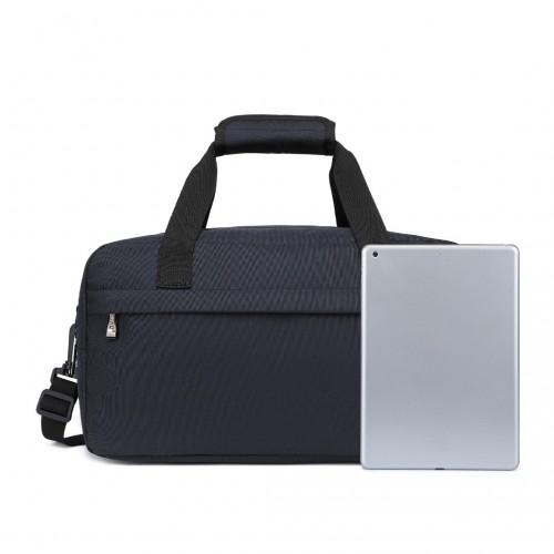 Kono Lightweight Multi Purpose Unisex Sports Travel Duffel Bag - Dark Blue