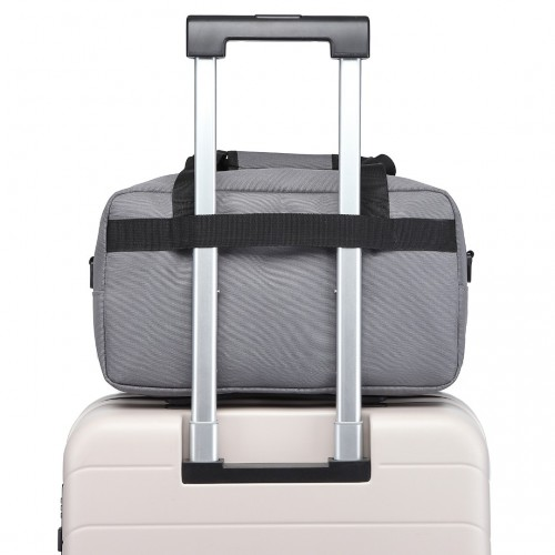 Kono Lightweight Multi Purpose Unisex Sports Travel Duffel Bag - Grey