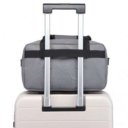 Kono Lightweight Multi Purpose Unisex Sports Travel Duffel Bag - Grey