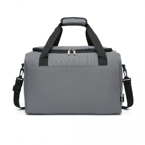 Kono Structured Travel Duffle Bag - Grey | Premium Quality, Water Resistant, Spacious, Versatile
