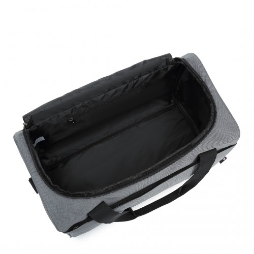 Kono Structured Travel Duffle Bag - Grey | Premium Quality, Water Resistant, Spacious, Versatile