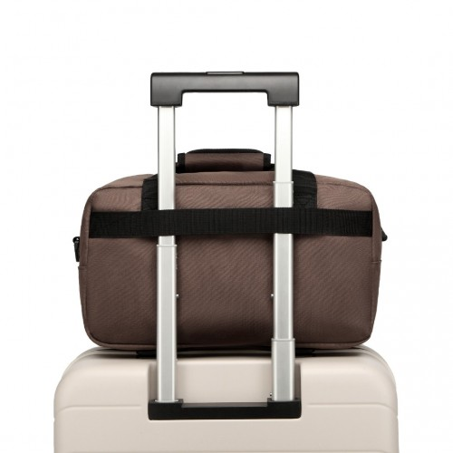 Kono Lightweight Multi Purpose Unisex Sports Travel Duffel Bag - Brown