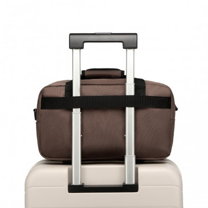 Kono Lightweight Multi Purpose Unisex Sports Travel Duffel Bag - Brown