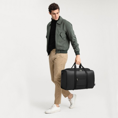 Kono Waterproof Lightweight Travel Duffle Bag Sports Holdall - Black