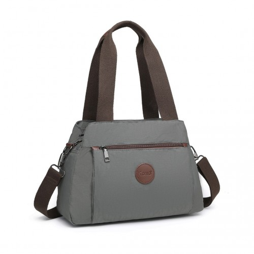 Kono Waterproof Multi-Functional Handbag Crossbody Bag - Grey | EH2239