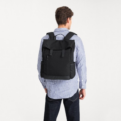Kono Waterproof Large Capacity School Laptop Backpack - Black | EM2114