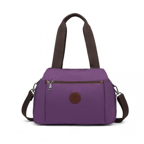 Kono Waterproof Multi-Functional Handbag Cross Body Bag - Purple | EH2239
