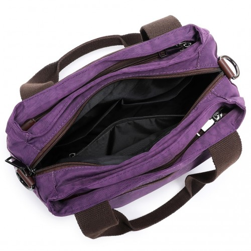 Kono Waterproof Multi-Functional Handbag Cross Body Bag - Purple | EH2239